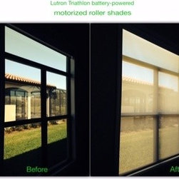 Motorized Shades - Roller Shades