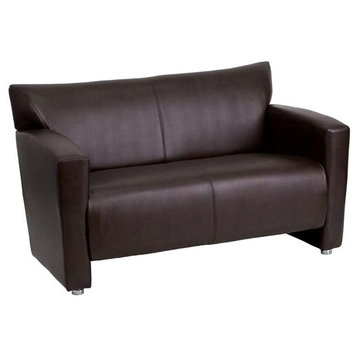 Flash Furniture Hercules Majesty Series Brown Leather Love Seat