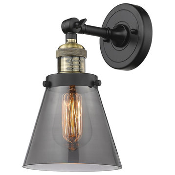 Innovations Lighting 203 Small Cone Small Cone 1 Light 10" Tall - Black Antique