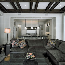 archway foyer to kitchen or living room