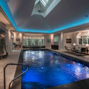 Mequon, WI Indoor Swimming Pool and Hot Tub
