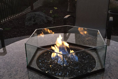 Outdoor Firepit Glass