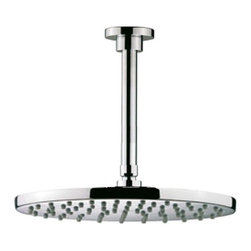 8" Solid Brass Round Color Changing LED Rain Shower Head - Showerheads And Body Sprays