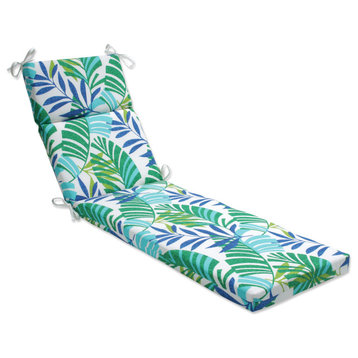 Pillow Perfect Islamorada Blue/Green Chaise Lounge Cushion