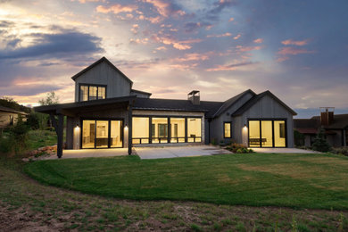 Example of an exterior home design in Denver