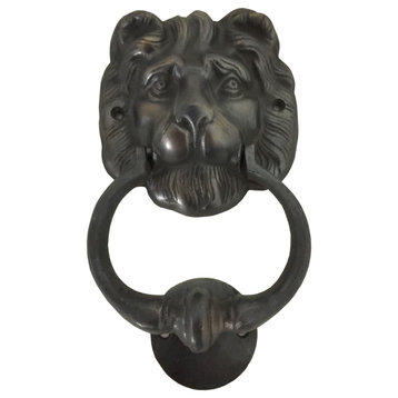 Lion Head Brass Door Knocker (Big)