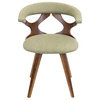 The Monte Dining Chair, Green, Fabric