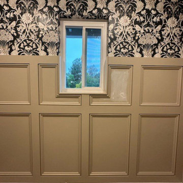 Wallpaper installation Basement in Loomis