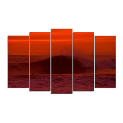 Ready2HangArt - Ready2hangart Nicola Lugo 'Scarlet Sky' Canvas Wall Art - Prints And Posters