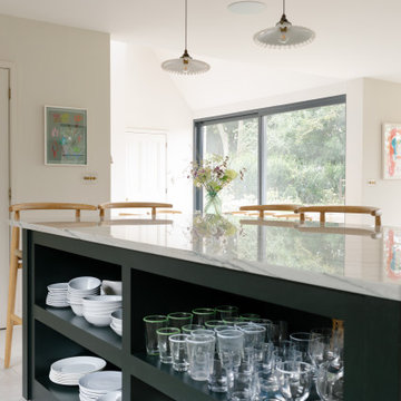 Modern Cotswolds Kitchen and Living Room