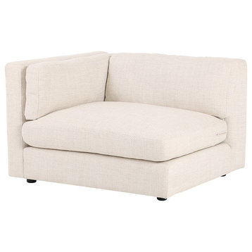 Cosette Sectional Piece, Irving Taupe, Left-Arm Facing