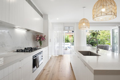 Design ideas for a modern kitchen in Sydney.