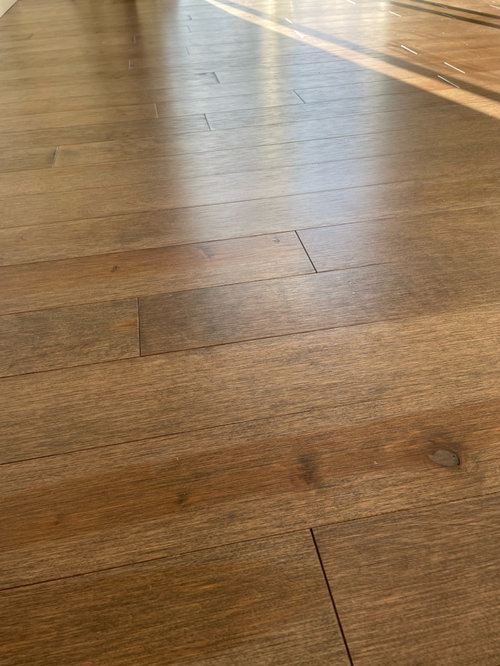 hardwood floor gaps after wall removal