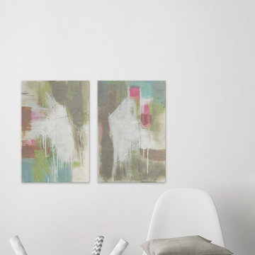 Paint Drips Diptych