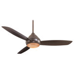Minka Aire - Minka Aire Concept I Wet LED Indoor/Outdoor Ceiling Fan With Wall Control, Oil Rubbed Bronze, 58" - Features