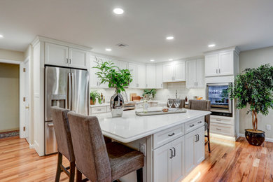 Kitchen - transitional kitchen idea in Other