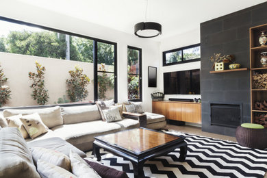 Design ideas for a living room in Canberra - Queanbeyan.