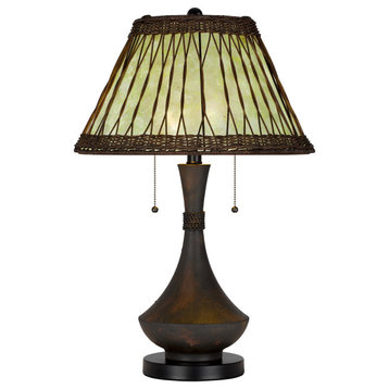 Mateo 2 Light Table Lamp, Dark Bronze