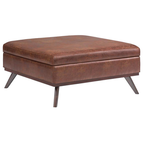 Owen XL Square Coffee Table Storage Ottoman