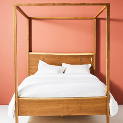 Prana Live-Edge Four-Poster Bed - Bed Frames
