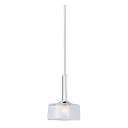 Maxim - Maxim Elle 6 1/2" Wide Chrome Mini Pendant - Pendant Lighting