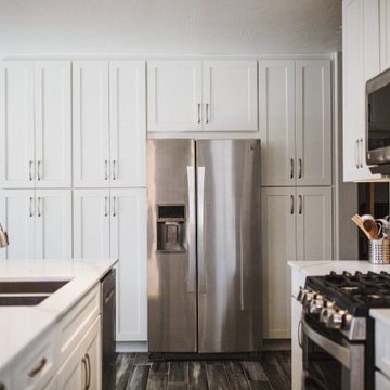 Open Concept Kitchen and Living Room Remodel