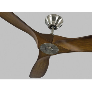 Visual Comfort Fan Maverick II 52 inch Ceiling Fan in Brushed Steel