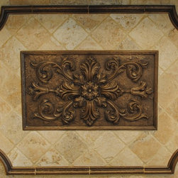 Rich Colonial Kitchen - Tile