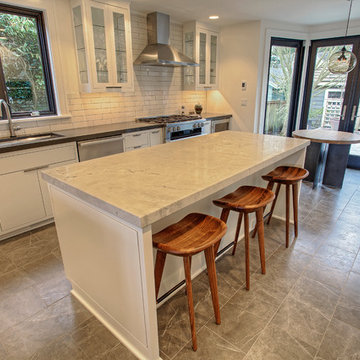 Bright and White Kitchen