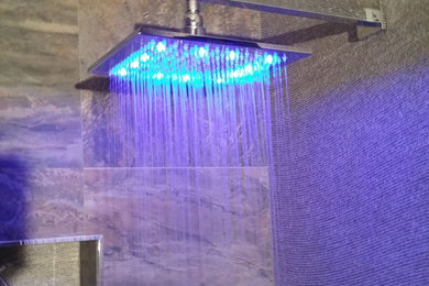 Example of a trendy home design design in Miami