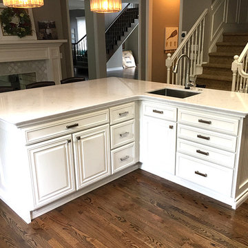 Traditional Main Floor Renovation with Modern and New Rustic Touches