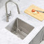 STYLISH 14" Single Bowl, 18G, Stainless Steel Kitchen Sink S-310G- Ivory