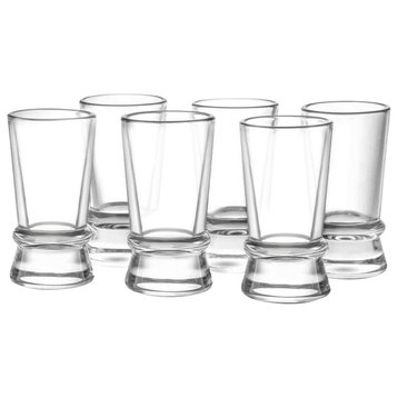 Afina Crystal Shot Glasses 1.5 oz, Set of 6