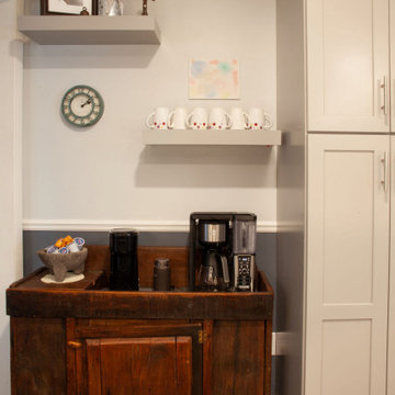 Open wall for new kitchen layout