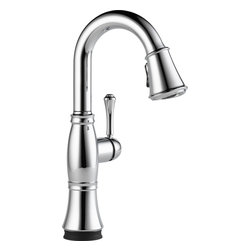 Delta Cassidy Single Handle Pull-Down Bar/Prep Faucet with Touch2O&reg; Technology - Bar Faucets