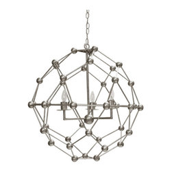 Worlds Away Orbit Chandelier - Chandeliers
