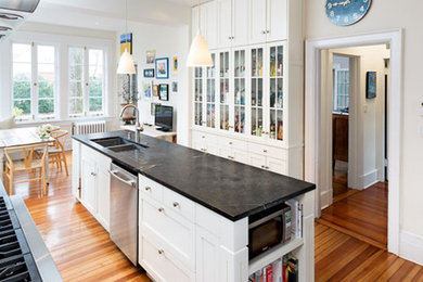 Design ideas for a transitional kitchen in Other.