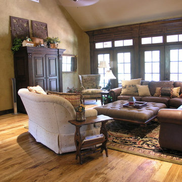 Hand Scraped Hand-Hewn Hand-Rubbed Natural Finish on 7" Character Hickory