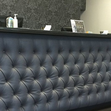 Tufted Reception Desk New Jersey Salon