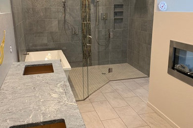 Example of a danish bathroom design in Seattle