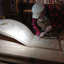 Hand Carved Alder Vanity Front - Bathroom Vanities And Sink Consoles