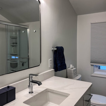 Kids bathroom remodel for clean style with durable, family-friendly function