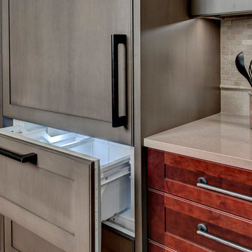 Cottage Lake Kitchen with Tuscany Style