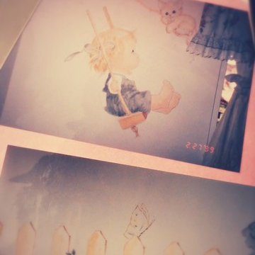 Little Girls Room with Wall Murals
