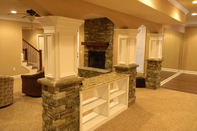 Example of a transitional basement design in Other