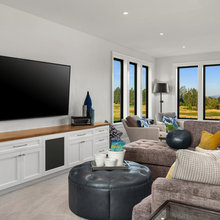 family room and dining