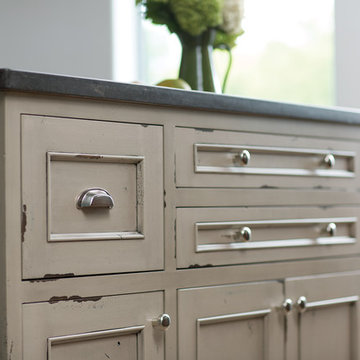 Heritage Paint Kitchen Island