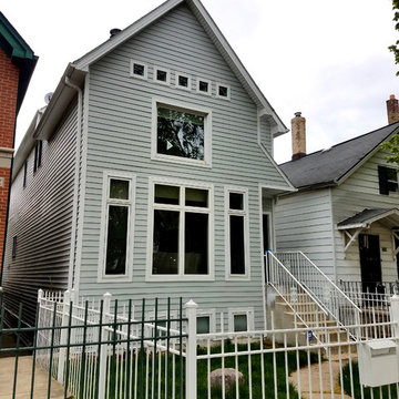 Chicago, IL 60618 James Hardie Siding Light Mist