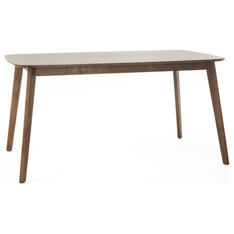 GDF Studio Navajo Natural Walnut Finish Wood Dining Table