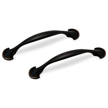 Cabinet & Drawer Pulls, 3'' {76 MM} Oil Rubbed Bronze Arch Drawer Pull 10-Pack
